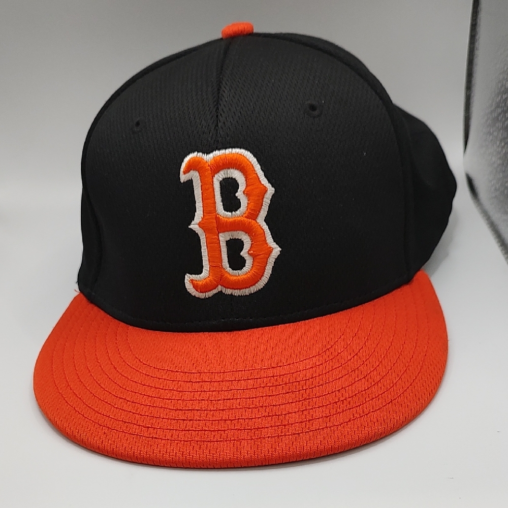 Richardson PTS40 Dryve R-Flex Cap Black and Orange "B" Logo Number 2